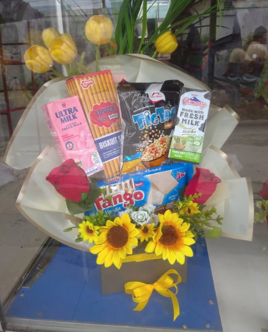 Parcel Snack & Susu Elegan - Parcel Khanaya Florist Medan